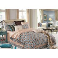 CC&DD-100% Cotton Checkered Board Duvet Cover 3-piece Set FQ