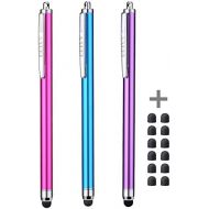 [아마존베스트]CCIVV Stylus Pens for Touch Screens iPad iPhone Kindle Fire (Pink/Purple/Aqua Blue)