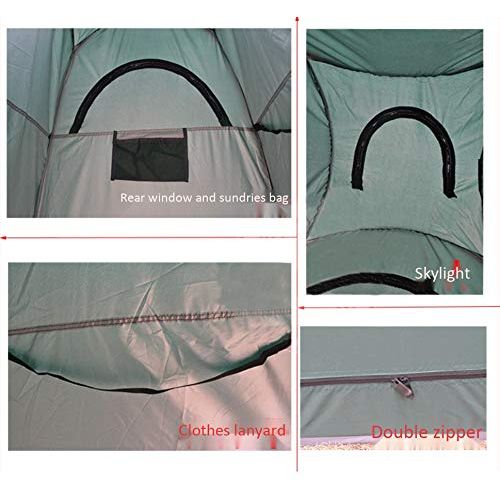  CCLAY WolfWise Camping Toilet Tent Pop Up Shower Privacy Tent for Outdoor Changing Dressing Fishing Bathing Storage Room Tents, Portable with Carrying Bag