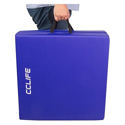  [아마존베스트]Cclife Foldable Soft Floor Mat Gym Mat Fitness Mat Exercise Mat Non-Slip Sports Mat Play Mat 180 x 60 x 5 cm