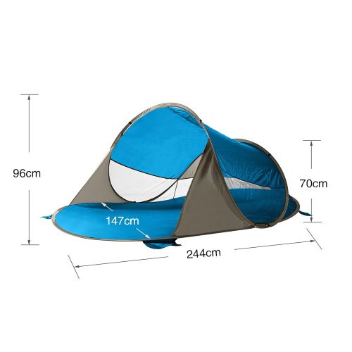  CCTRO Camping Tent Backpacking Tents, Double Layer Waterproof Tents Beach Tent Sun Shelters for Camping Hiking Outdoor Sports