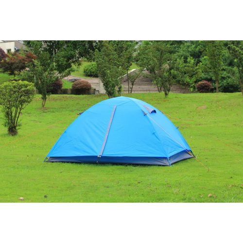  CCTRO Camping Tent Backpacking Tents, Double Layer Waterproof Tents Beach Tent Sun Shelters for Camping Hiking Outdoor Sports