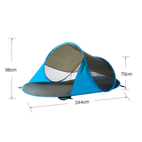  CCTRO Camping Tent Backpacking Tents, Double Layer Waterproof Tents Beach Tent Sun Shelters for Camping Hiking Outdoor Sports