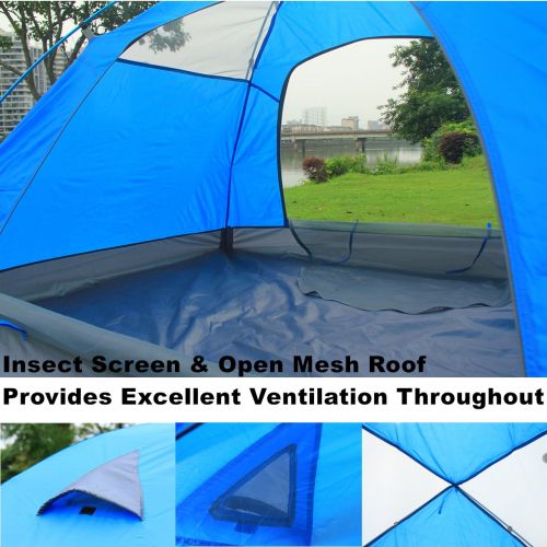  CCTRO Camping Tent Backpacking Tents, Double Layer Waterproof Tents Beach Tent Sun Shelters for Camping Hiking Outdoor Sports