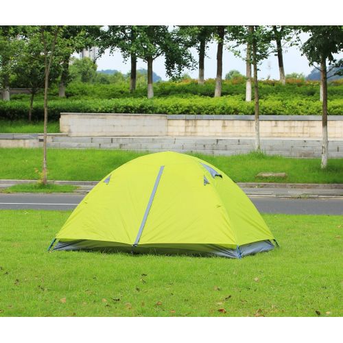  CCTRO Camping Tent Backpacking Tents, Double Layer Waterproof Tents Beach Tent Sun Shelters for Camping Hiking Outdoor Sports