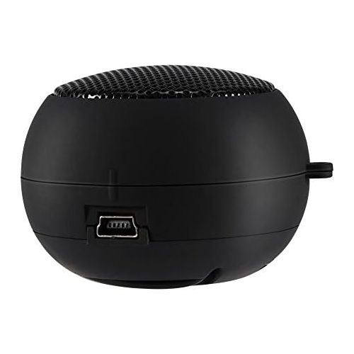  [아마존베스트]-Service-Informationen Ccylez Portable Computer Speaker, Mini Travel Speaker with 3.5mm Audio Cable, Retractable Speaker, External USB Speaker for MP3 PC for Mobile Phones (Black)