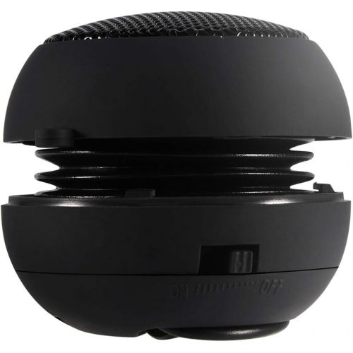  [아마존베스트]-Service-Informationen Ccylez Portable Computer Speaker, Mini Travel Speaker with 3.5mm Audio Cable, Retractable Speaker, External USB Speaker for MP3 PC for Mobile Phones (Black)