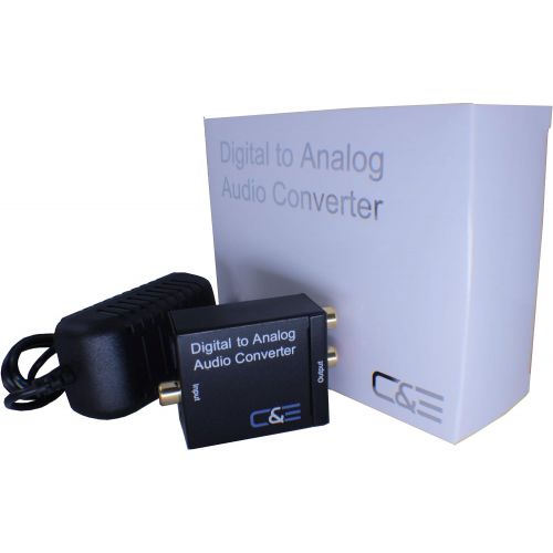  [아마존베스트]C&E Digital Optical Coax to Analog R/L audio converter