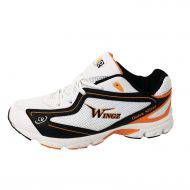 CE Squash Racqetball Shoes for Sports Played On Wooden Floor (US 11 - UK 10 - Euro 45, Orange - Black - White)
