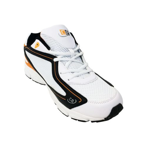  CE Squash Racqetball Shoes for Sports Played On Wooden Floor (US 8 - UK 7 - Euro 41.5, Orange - Black - White)