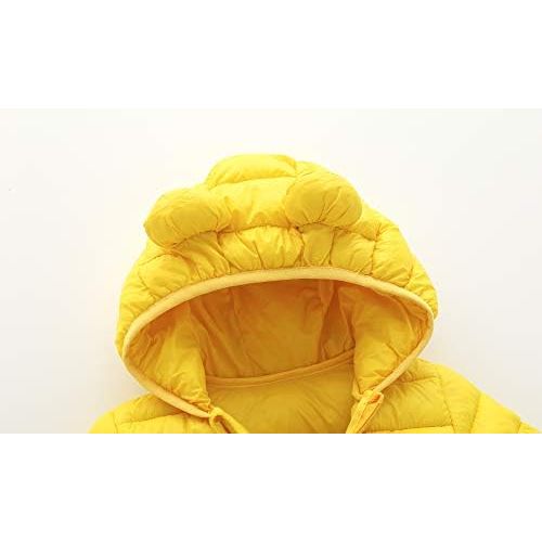  [아마존베스트]CECORC Winter Coats for Kids with Hoods (Padded) Light Puffer Jacket for Baby Boys Girls, Infants, Toddlers