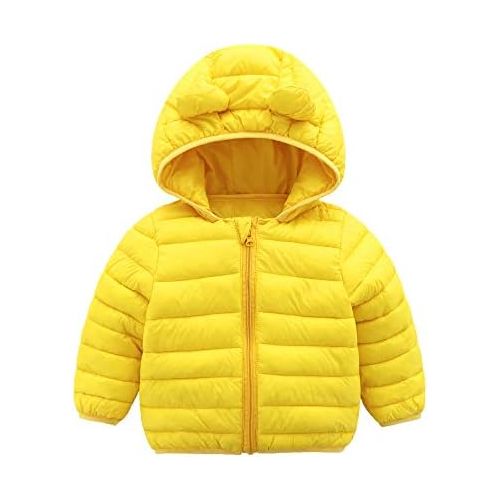  [아마존베스트]CECORC Winter Coats for Kids with Hoods (Padded) Light Puffer Jacket for Baby Boys Girls, Infants, Toddlers