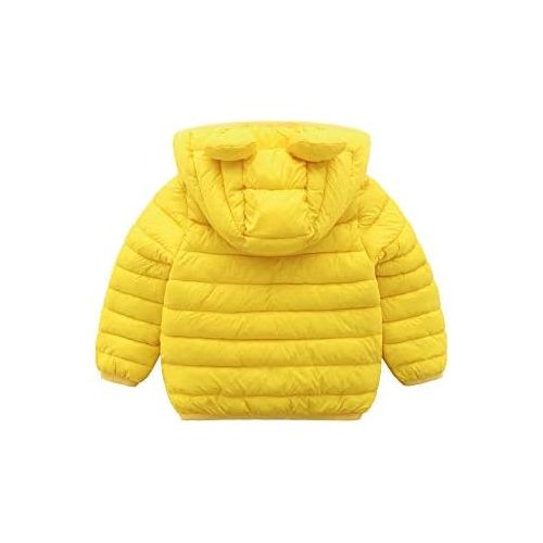  [아마존베스트]CECORC Winter Coats for Kids with Hoods (Padded) Light Puffer Jacket for Baby Boys Girls, Infants, Toddlers