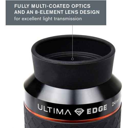 셀레스트론 CELGF Celestron Ultima Edge - 24mm Flat Field Eyepiece - 1.25