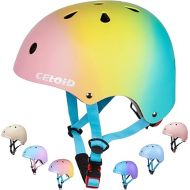 Kids Bike Helmet,Toddler Skateboard Helmets for Ages 2-3-5-8-14 Years Boys Girls，Adjustable Multi-Sport Bicycle Skateboarding Football Roller Skating Scooter Rollerblade Balance Bike Helmet