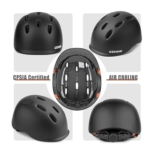  Kids Bike Helmet for Age 3-5-8-10-16 Years Boys Girls，Toddler Cycling Skateboard RollerScooter Rollerblade Helmet