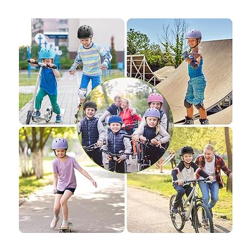  Kids Bike Helmet for Age 3-5-8-10-16 Years Boys Girls，Toddler Cycling Skateboard RollerScooter Rollerblade Helmet