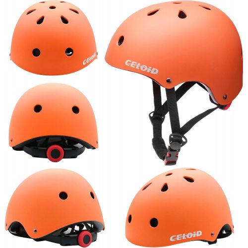  CELOID Kids Bike Helmet,Toddler Skateboard Helmets for Ages 2-3-5-8-14 Years Boys Girls，Adjustable Multi-Sport Bicycle Skateboarding Football Roller Skating Scooter Rollerblade Bal