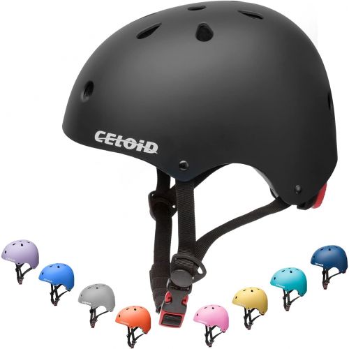  CELOID Kids Bike Helmet,Toddler Skateboard Helmets for Ages 2-3-5-8-14 Years Boys Girls，Adjustable Multi-Sport Bicycle Skateboarding Football Roller Skating Scooter Rollerblade Bal