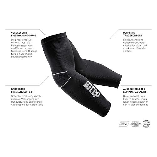  CEP Elbow Support Compression Sleeves, Men & Women - Arm Sleeves (Pair)