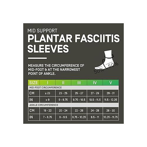  CEP Plantar Fasciitis Relief Support Sleeve, Sleeve Unisex, Pair, III