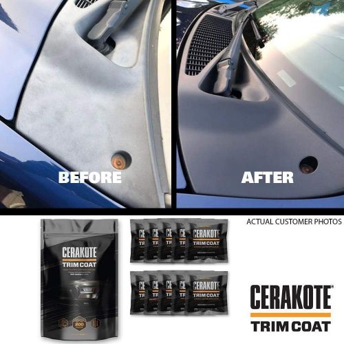  CERAKOTE Ceramic Trim Coat Kit - Quick Plastic Trim Restorer - Guaranteed Restoration to Last Over 200 Washes  A Ceramic Coating, Not a Dressing