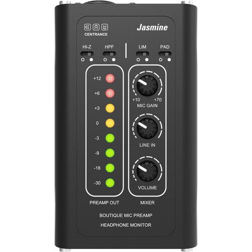  CEntrance Jasmine Portable Microphone Preamplifier with Limiter and Mixer