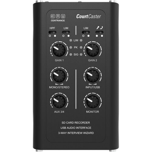  CEntrance CourtCaster Portable Recorder and Audio Interface