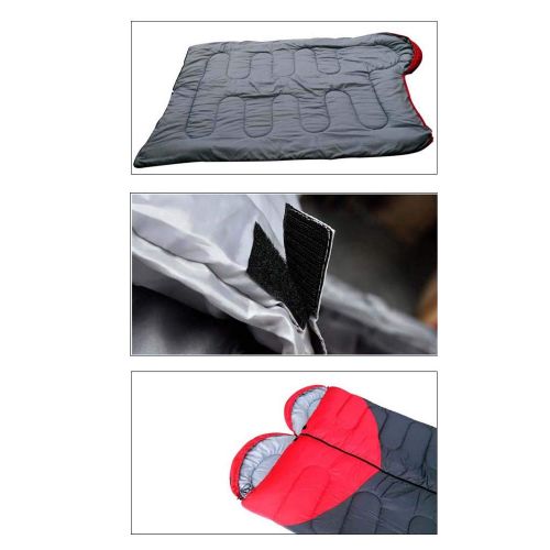  CFPPX Double Sleeping Bag | Two Person Sleeping Bag for Adults | Lightweight for Camping, Backpacking, and Hiking | 3-Season, Water Repellant | Includes Carrying Bag