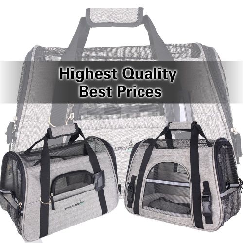  CFY Pet Travel Carriers Bag Soft-Sided Pet Portable Bag Airline Approved