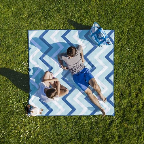  [아마존베스트]CGear Sand-Free CGear Sandlite, Patented Sand-Free Beach Mat thats durable, water-resistant and great for family picnics, camping, and all outdoor adventures.
