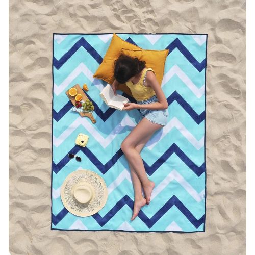  [아마존베스트]CGear Sand-Free CGear Sandlite, Patented Sand-Free Beach Mat thats durable, water-resistant and great for family picnics, camping, and all outdoor adventures.