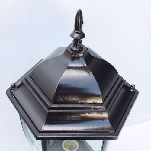  CGJDZMD Column Lamp Outdoor Villa Luxury Artisans Post Lamp Simple Parliament Pillar Waterproof Wall Lamp Rust-Proof Aluminum Metal Pillar Lamp Pavilion Garden Path Light (Color :