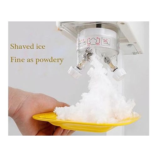  CGOLDENWALL Mini electric ice sand machine commercial/home use DIY fruit ice cream machine ice cream maker double head