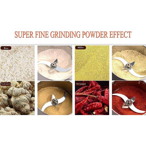  [아마존베스트]CGOLDENWALL 2000g Commercial Electric Stainless Steel Grain Grinder Mill Spice Herb Cereal Mill Grinder Flour Mill Pulverizer