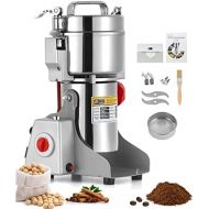 [아마존베스트]CGOLDENWALL 300 - 2500 g Safety Improved Electric Grain Mill with Fast Grinding Powder Machine Commercial Grain Mill Dry Herb Mill Made of CGOLDENWALL (700 g Swing)