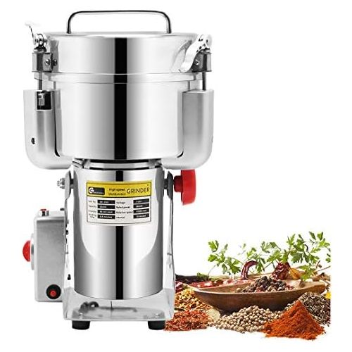  CGOLDENWALL 1000g Stainless Steel Electric Grain Grinder Mill For Grinding Various Grains Spice Grain Mill Herb Grinder,Pulverizer Powder Machine 110v220v Gift for mom, wife