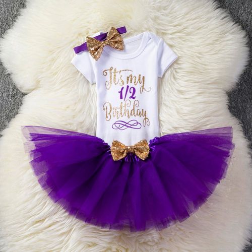  CH&Q Newborn Baby Its My 1st/2nd Birthday Party Cake Smash Shinny Sequin Bow Tie Tulle Tutu Girl Princess Dress Romper