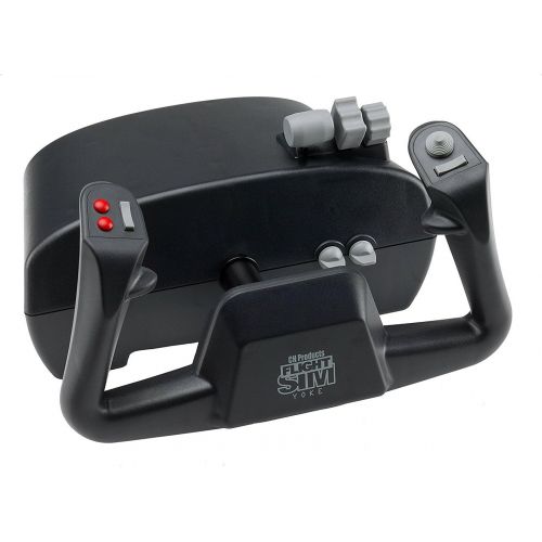  CH Products Flight Sim Yoke USB ( 200-615 ), Black