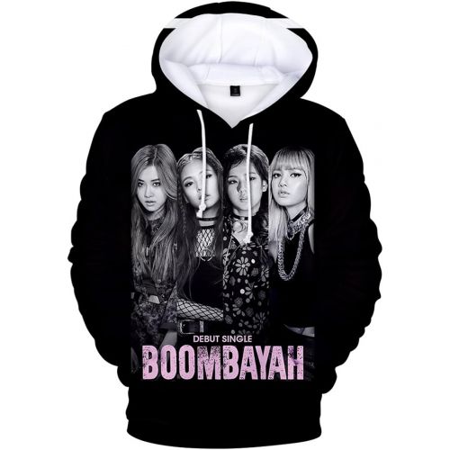  CHAIRAY Blackpink 3D Print Hoodie Lisa Rose Jennie Jisoo Sweater Jacket