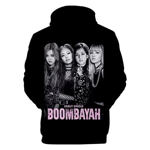  CHAIRAY Blackpink 3D Print Hoodie Lisa Rose Jennie Jisoo Sweater Jacket