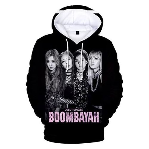  CHAIRAY Blackpink 3D Print Hoodie Lisa Rose Jennie Jisoo Sweater Jacket