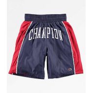 CHAMPION Champion Sideline Satin Navy & Red Basketball Shorts