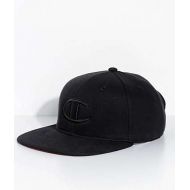 CHAMPION Champion Super Fleece Black Snapback Hat