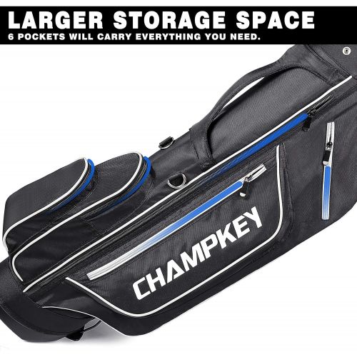  [아마존베스트]Champkey PRO Lightweight Golf Stand Bag - Easy to Carry & Durable Pitch Golf Bag  Golf Sunday Bag Ideal for Golf Course & Travel