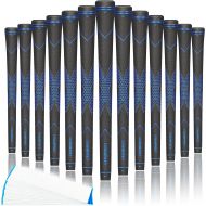 CHAMPKEY Traction-X Golf Grips 13 Pack High Traction and Feedback Rubber Golf Club Grips Choose Between 13 Grips with 15 Tapse and 13 Grips with All Kits