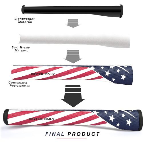  CHAMPKEY USA Pistol Golf Putter Grip Comfortable Polyurethane and Lightweight Putter Grips