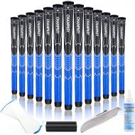 CHAMPKEY Comfortable Golf Grips Set of 13 - Choose Between 13 Grips with 15 Tapes and 13 Grips with All Repair Kits