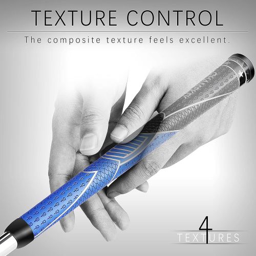  CHAMPKEY Comfortable Golf Grips Set of 13 - Choose Between 13 Grips with 15 Tapes and 13 Grips with All Repair Kits