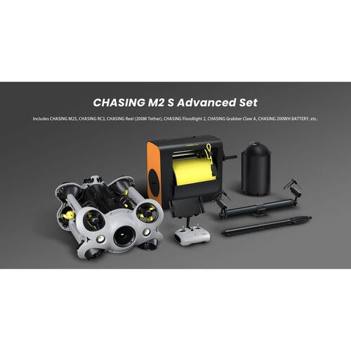  CHASING M2 S Underwater ROV Advanced Set (656' Tether)